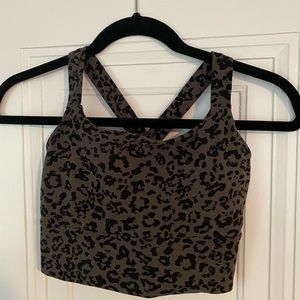 Athleta Cheetah Bra Top